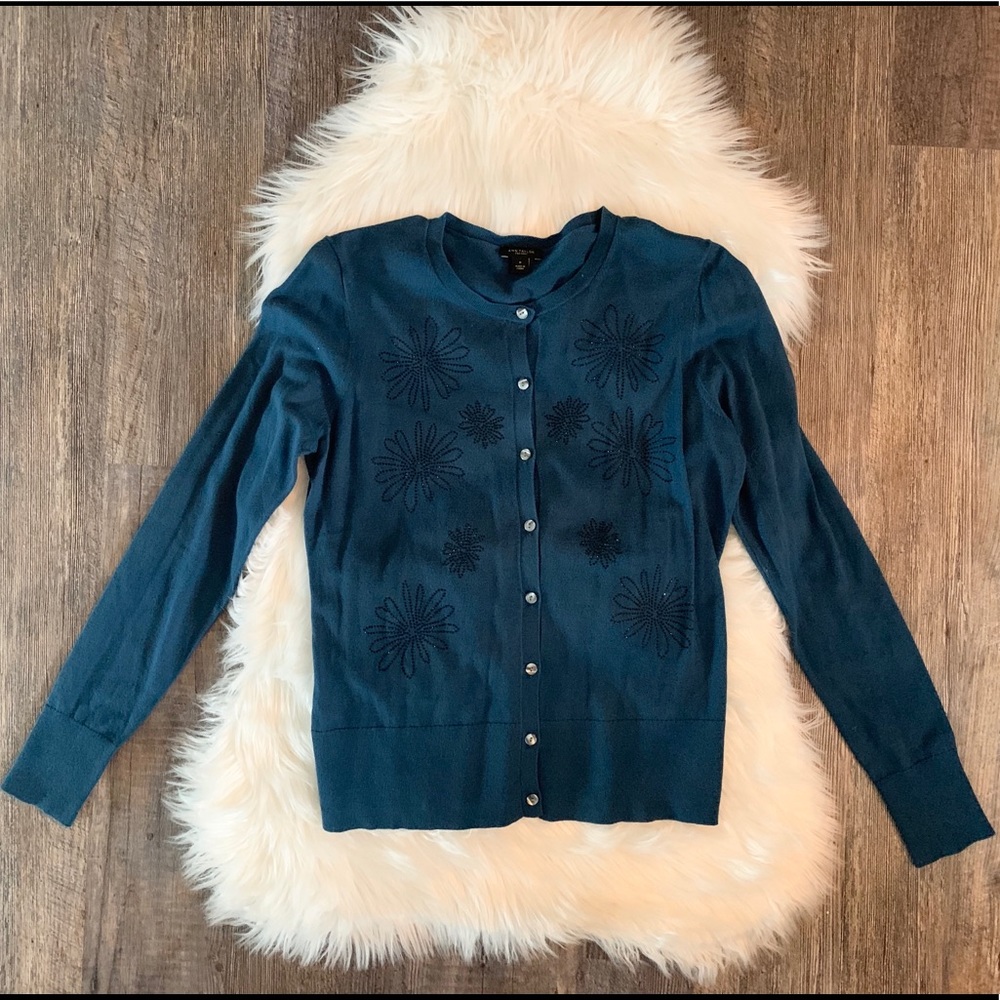 Ann Taylor Button Up Cardigan